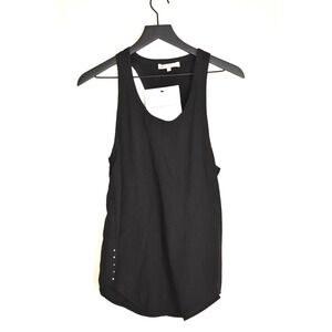 IRO Black Racerback Tank w/ Studs Down Side Size 36